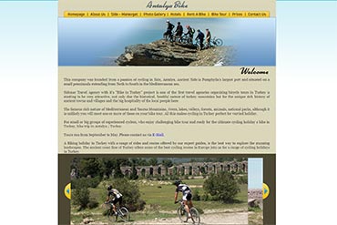 Antalya Bike Website Tasarımı