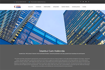İstanbul Cam Web Site Tasarımı