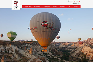 Kapadokya Kaya Balloons Website Tasarımı