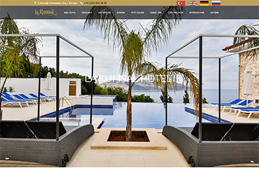 La Kumsal Hotel Web Site Tasarımı