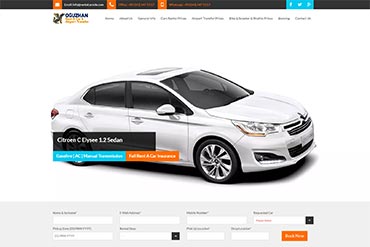 Rental Car Side Website Tasarımı