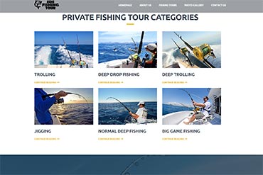Side Fishing Tour Website Tasarımı