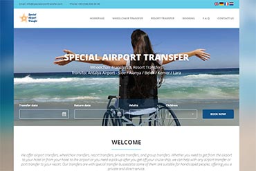 Sipeial Airport Transfer Website Tasarımı