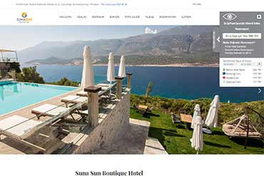 Suna Sun Hotel Web Site Tasarımı