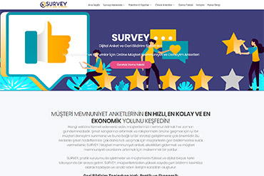 Survey Dijital Anket Sistemleri Website Tasarımı