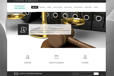 Turkuaz Hukuk Website Tasarımı