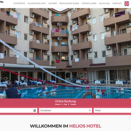 helios hotel side web site referans