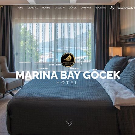 marina bay göcek web site tasarımı
