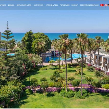 oleander hotel web site tasarımı
