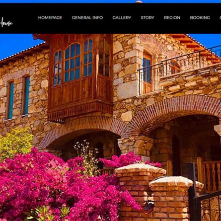side cottage house web site tasarımı